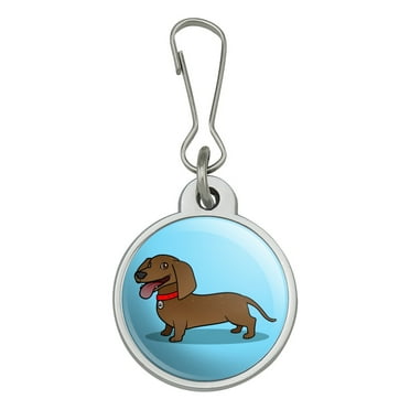 Luggage Tags Cartoon Dachshund Puppy Dog Bone Love Heart Bone Bag Tag for Travel 2 PCS Luggage Tags Cartoon Dachshund Puppy Dog Bone Love Heart Bone Bag Tag for Travel 2 PCS